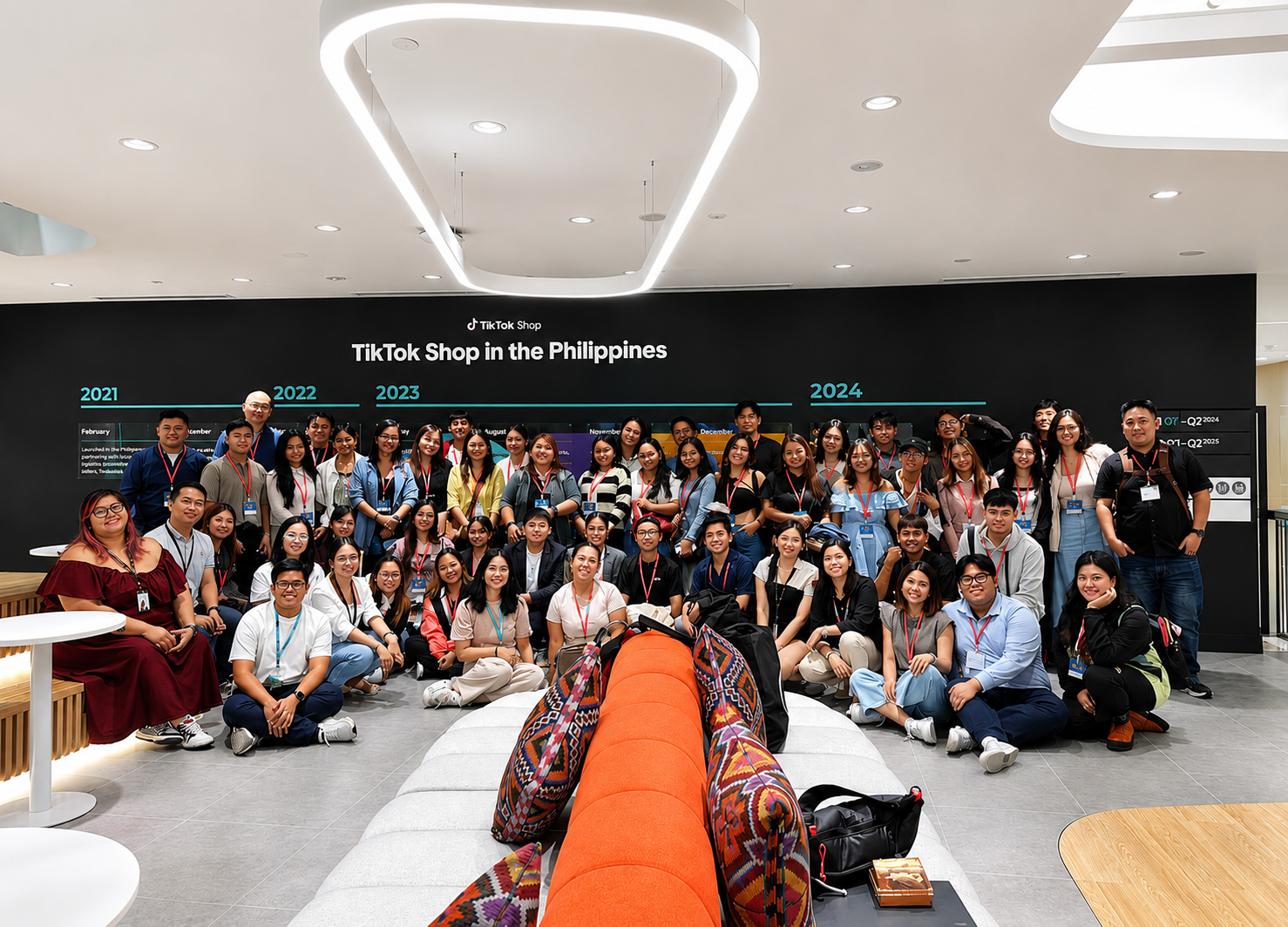 TikTok Shop Philippines team scene